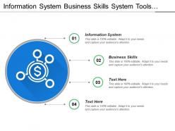 Information system business skills system tools growth strategy