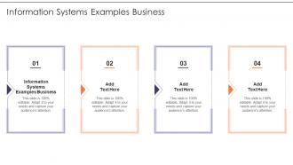 Information Systems Examples Business In Powerpoint And Google Slides Cpb