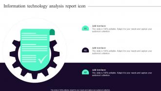 Information Technology Analysis Report Icon