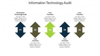 Information technology audit ppt powerpoint presentation inspiration show cpb