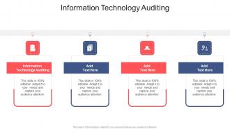 Information Technology Auditing In Powerpoint And Google Slides Cpb