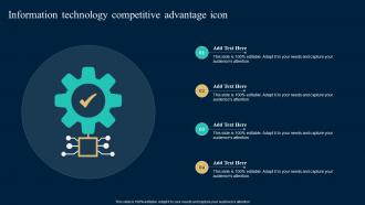 Information Technology Competitive Advantage Icon