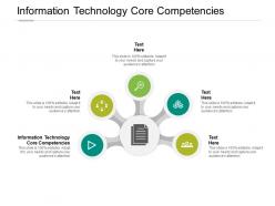 Information technology core competencies ppt powerpoint presentation infographics cpb
