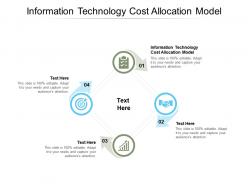 Information technology cost allocation model ppt powerpoint presentation layouts layouts cpb
