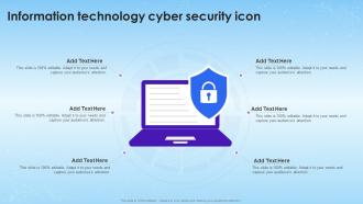 Information Technology Cyber Security Icon