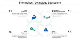 Information technology ecosystem ppt powerpoint presentation summary slides cpb