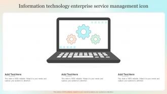 Information Technology Enterprise Service Management Icon