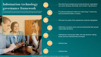 Information Technology Governance Framework Corporate Governance Of Information Technology Cgit