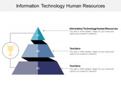 Information technology human resources ppt powerpoint presentation icon cpb