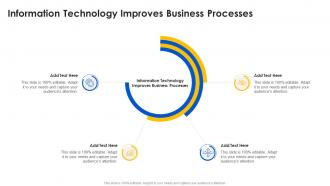 Information Technology Improves Business Processes In Powerpoint And Google Slides Cpb