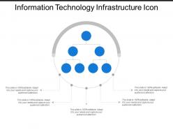 Information technology infrastructure icon