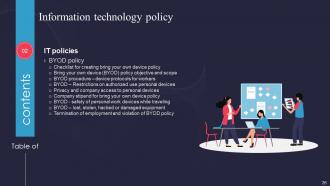 Information Technology Policy IT Powerpoint Presentation Slides