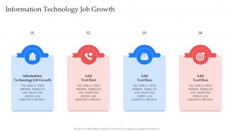 Information Technology Job Growth In Powerpoint And Google Slides Cpb