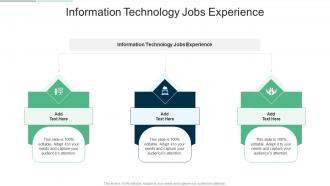 Information Technology Jobs Experience In Powerpoint And Google Slides Cpb