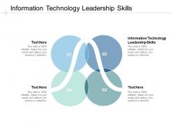 Information technology leadership skills ppt powerpoint presentation summary cpb