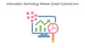 Information Technology Market Graph Colored Icon In Powerpoint Pptx Png And Editable Eps Format