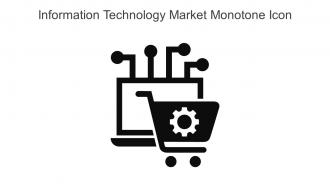 Information Technology Market Monotone Icon In Powerpoint Pptx Png And Editable Eps Format