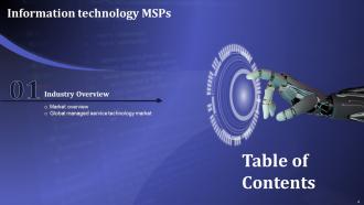Information Technology MSPs Powerpoint Presentation Slides Customizable Idea