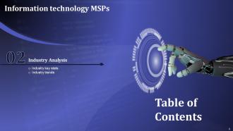 Information Technology MSPs Powerpoint Presentation Slides Professional Idea