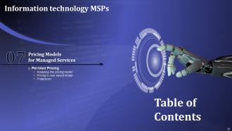 Information Technology MSPs Powerpoint Presentation Slides Image Ideas