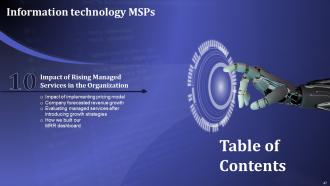 Information Technology MSPs Powerpoint Presentation Slides Informative Ideas