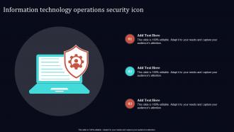 Information Technology Operations Security Icon