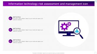 Information Technology Risk Assessment And Management Icon