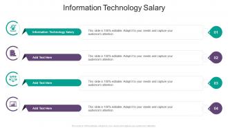 Information Technology Salary In Powerpoint And Google Slides Cpb