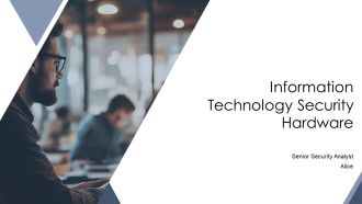 Information Technology Security Hardware PPT Summary AT