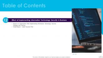Information Technology Security Powerpoint Presentation Slides
