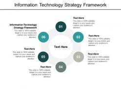 Information technology strategy framework ppt powerpoint presentation outline slideshow cpb