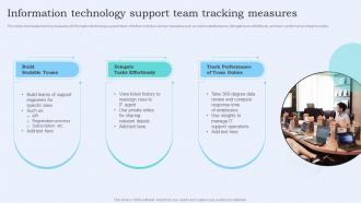 Information Technology Support Team Tracking Measures