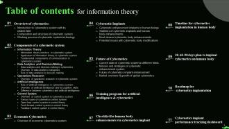Information Theory Powerpoint Presentation Slides Best