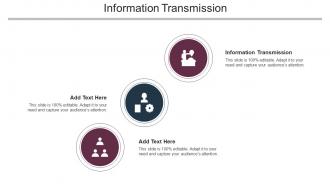 Information Transmission Ppt Powerpoint Presentation Ideas Outline Cpb