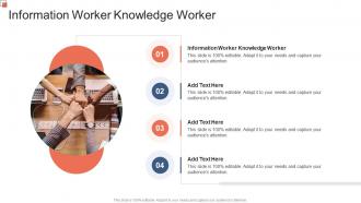 Information Worker Knowledge Worker In Powerpoint And Google Slides Cpb