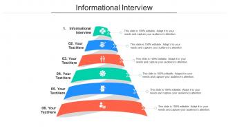 Informational interview ppt powerpoint presentation show graphics template cpb