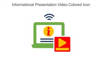 Informational Presentation Video Colored Icon In Powerpoint Pptx Png And Editable Eps Format
