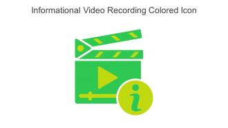 Informational Video Recording Colored Icon In Powerpoint Pptx Png And Editable Eps Format