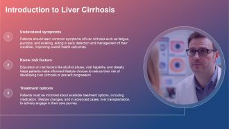 Informative Liver Cirrhosis Template For Patient Education Sessions PPT H Informative Designed