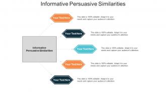Informative persuasive similarities ppt powerpoint presentation show design inspiration cpb