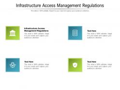 Infrastructure access management regulations ppt powerpoint presentation styles graphic tips cpb