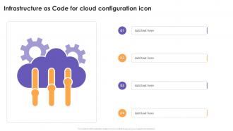 Infrastructure As Code For Cloud Configuration Icon