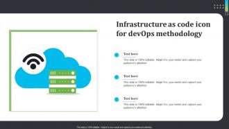 Infrastructure As Code Icon For DevOps Methodology