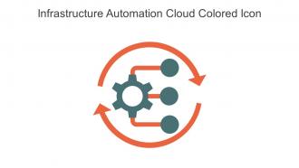 Infrastructure Automation Cloud Colored Icon In Powerpoint Pptx Png And Editable Eps Format