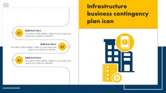 Infrastructure Business Contingency Plan Icon