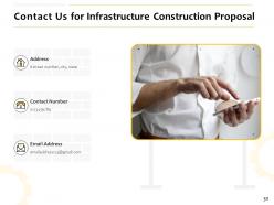 Infrastructure Construction Proposal Powerpoint Presentation Slides