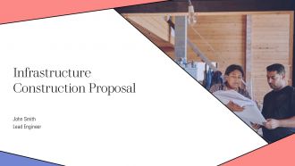 Infrastructure Construction Proposal PPT Mockup AT