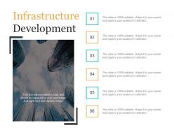 Infrastructure development ppt slides download