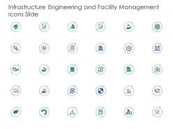 Infrastructure engineering and facility management icons slide ppt designs