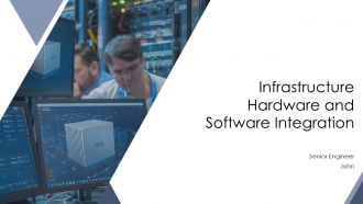 Infrastructure Hardware And Software Integration PPT Demonstration AT